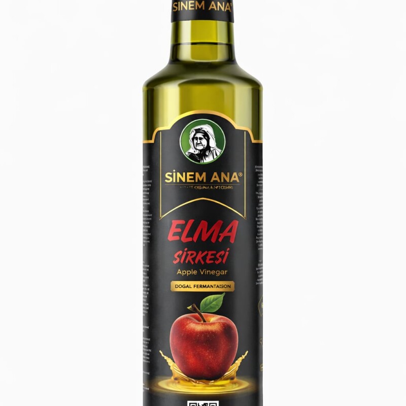Sinem Ana Elma Sirkesi 500 ml doğal fermantasyon