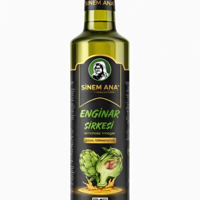 Sinem Ana Enginar Sirkesi 500 ml   doğal fermantasyon